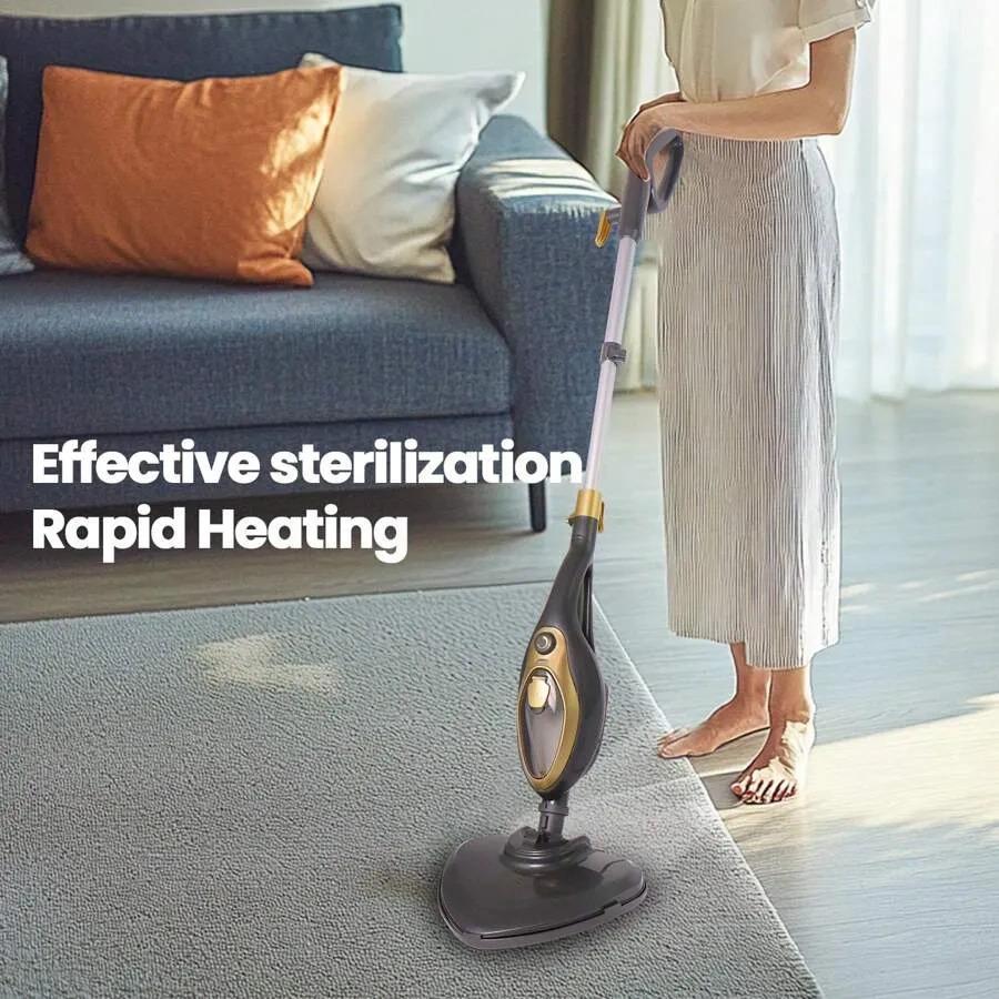 15-In-1 Steam Mop, Multifunctional Steam Cleaner, Electric Mop For Floor, Carpet, Windows, Fabric, 1500 W