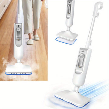 Steam Mop 1500W Electric Floor Cleaner Hot Steam Cleaner Handheld Multipurpose Handheld Cleaning Machines Convenient Detachable for Cleaning Laminate Hardwood Marble Tile Floor Carpet