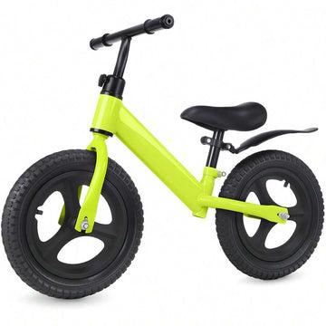 12" Balance Bike Carbon Steel Frame No Pedal Walking Balance Bike Training Bicycle For Kids And Toddlers 2- To 6 Years Old